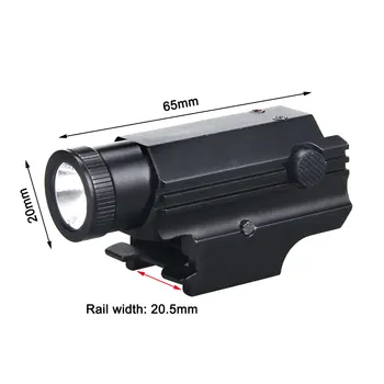 Taktické XPE-G2 LED Zbraň, Pištoľ Svetlo Zelený/Laser Pohľad na Zbraň 20 mm Železničnej+Batéria+USB Nabíjačka
