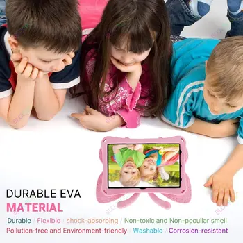 EVA Prípad Tabletu pre Deti 8.7 palcový Samsung Galaxy Tab A7 Lite 2021 T220 T225 Motýľ Stojan, Kryt pre Galaxy Tab A8 10.5