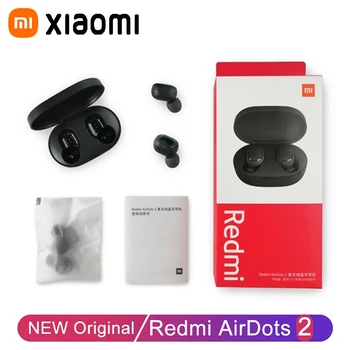 Xiao Nové Redmi AirDots 2 TWS Bluetooth 5.0 Redukcia Šumu s Mic AI Kontroly AirDots 3 Pravda Bezdrôtový Headset, Vianočné Darčeky