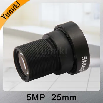 Yumiki 5.0 Megpixel M12 MTV 25 mm 5MP HD CCTV Kamera, Objektív, IR HD Ochrana Objektívu Pevný Iris