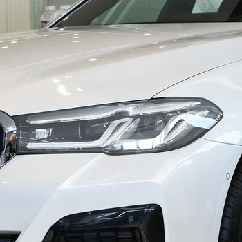 Auto svetlomet ochranný film Údená čierny tón zabalené vinyl transparentné TPU nálepka pre BMW 5 Series G30 G31 F10 F11 M5 F90 2021