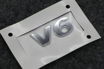 Sa vzťahujú na Passat V6 logo batožinového priestoru písmom V6 štandardné striebro 56D 853 657