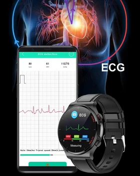 Nové Laserové Ošetrenie Tri Vysoko Inteligentné Hodinky Mužov EKG PPG Srdcovej frekvencie, Krvného Tlaku Zdravie Tracker Smart Hodinky Pre Huawei Xiao
