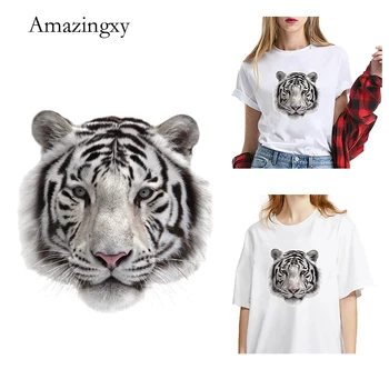 Leopard Tiger Transfery Na Oblečenie Diy Módne Topy Vinyl Prenos Tepla Appliqued Zvierat Škvrny Na Oblečení Nálepky