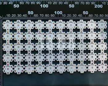 Doska 20 mm Cree Hliníkový Podklad XBD 2525 LED Šesťhranné PCB Dosky