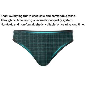 Profesionálne Shark Skin Plávať Súťaž Boxer Nohavičky Mužov Šport Šachty Žraločie Kože Šortky, Plavky, Nohavičky Rýchle Suché Nové