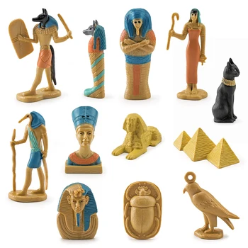 Simulácia Pyramídy Akcie Obrázok Starovekého Egypta Múmiový Modely Vesmírnej Stanice Figúrky Vzdelávacie Poznania, Hračky pre Deti Deti