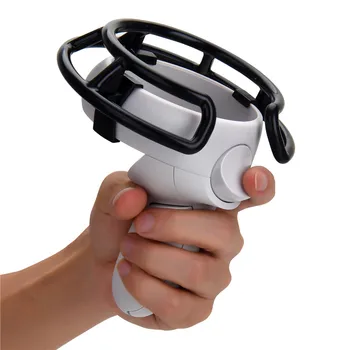 Plastové radič rukoväť ochranný kryt pre Oculus Quest2/rozpor s headsetom VR shockproof hazardné hru. Ochranný krúžok. Anti-imp