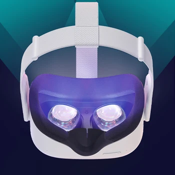 VR Príslušenstvo Pre Oculus Quest 2 VR Headset Čierne Silikónové Nos Podložky Tieniaci Kryt Vankúš Očná Maska Podpora Držiaka Na Quest2