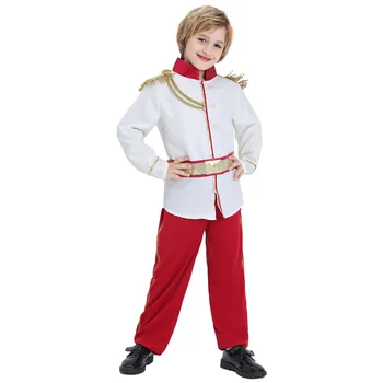 Stredoveku Šľachtické Kráľovský Princ Cosplay Kostým Halloween Kostýmy pre Deti