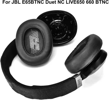 Mušle slúchadiel Náhrada Za E65BTNC Duet NC Bezdrôtový Šumu Slúchadlá E65BTNC Pôvodné Ucho Vankúš