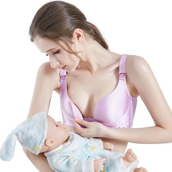 Dojčenie sex veľké veľkosti plus veľkosť podprsenka ženy Predné pracky sexy 120E dojčiace podprsenka