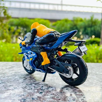MSZ 1:18 Suzuki GSX-R1000 modré originálne autorizovaný simulácia zliatiny motocykel model die-odlievanie autíčka darček kolekcie