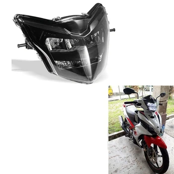 Motocykel Svetlometu Priehľadné Predné svetlo Vedúci Svetlo Lampy Zásuvka pre YAMAHA LC135 V6 V2