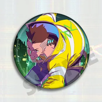 Anime Cyberpunk: Edgerunners Cosplay Odznaky Na Odevy Batoh Dekorácie Pin Suvenír Narodeninám
