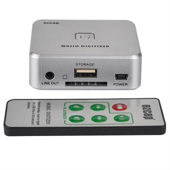 EZCAP 241 Hudby Digitalizátorom. Audio Capture Záznamník Box Previesť staré analógové, hudby, MP3, Podpora USB disk alebo SD kartu