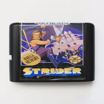 Strider Hiryu 16 bit MD Hra Karty Pre Sega Mega Drive Pre Genesis