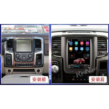 KiriNavi Vertikálne Obrazovky Pre Dodge RAM 1500 2500 Rádio Android 11 Auto Dvd Prehrávač Auto GPS Navigácie 4G Stereo DSP roky 2013-2018