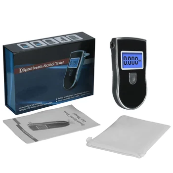 LCD Displej Auto Breathalyzer Prenosné Alkoholu Meter Víno Alkohol Test Digitálneho Breath Alkohol Tester Opitý Jazdy Analyzer