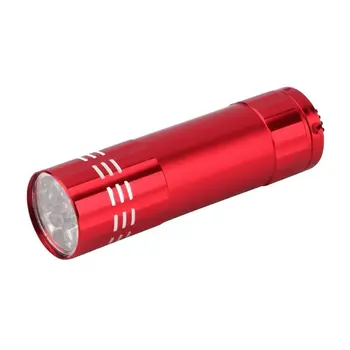 Ultrafialové 9 LED Baterka Čierna, Fialová, Svetlo, Pochodeň, Svetlo Lampy AAA Mini Ziskové Hliníkové UV Nové Rokov Produktu Jedinečné DJ79101