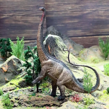 Simulácia Dinosaura Solid Model Diplodocus Dino Model Ornament Batoľa Hračka Statické Zvierat PVC Realistické Dinosaura čísel pre Deti