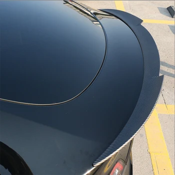 Zadné Veko Kufra Pery Ducktail Šport Spojler Krídlo Pre Tesla Model Y 2019 2020 2021 2022 Uhlík Lesklý Čierny Auto Tuning Doplnky