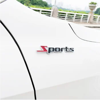 Auto Styling 3D Kovové Auto Samolepky Šport pre Toyota Camry Highlander RAV4 Koruny Reiz Corolla Vios Yaris
