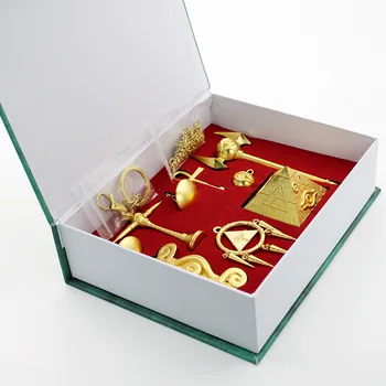 Hry Yu-Gi-Oh! Cosplay Tisícročia stavebným 7 Artefakt Celý Set 8 Keychain Náhrdelník Malé Šperky, Prívesok Model