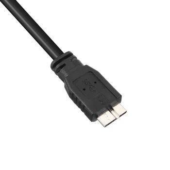 50 cm Kábel USB 3.0 HDD Dátový Kábel do 5Gbps USB 3.0 Muž Micro B Y Káble pre Mobilné Pevného Disku