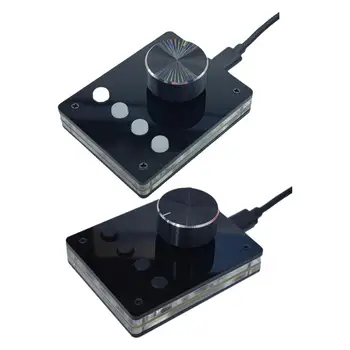 Prenosné Radič Mini Klávesnica 360 Rotujúce Jednoduchá Inštalácia Multi Použiť Ľahký Hlasitosť pre Počítač, Notebook
