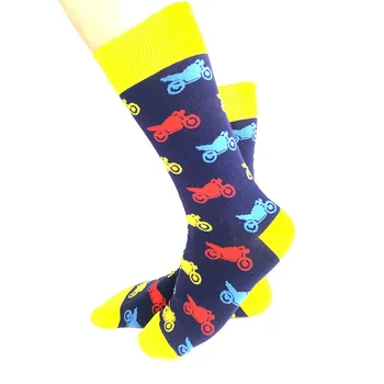 Bavlna radi vtipné ponožky Muž Panda Šišku crazy design Sokken rodovej rovnosti novinka dinosaura posádky skateboard Calcetines Hombre