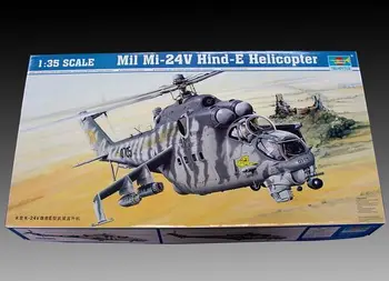 Trumpeter 05103 1:35 Mil Mi-24 V Hind-E Vojenský Vrtuľník Ručné Zberateľskú Hobby Hračky Plastové Montáž Stavbu Modelu Auta