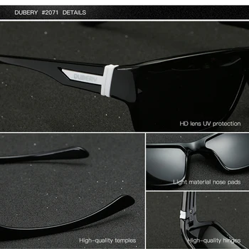DUBERY Polarizované slnečné Okuliare Muži Ženy Jazdy Športové Slnečné Okuliare Pre Mužov Vysoko Kvalitné Lacné Luxusné Značky Dizajnér Oculos