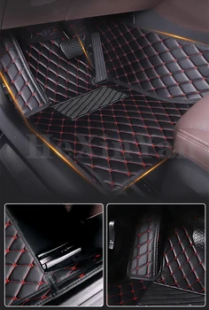 Vlastné Auto Podlahové Rohože pre Mitsubishi Outlander 2019 2020 2021 auto Koberec Koberec Premostenie príslušenstvo styling častí interiéru