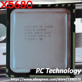 Originálne procesory Intel Xeon X5680 Procesor 3.33 GHZ, 6-Core 12M Cache LGA1366 CPU 130W doprava zadarmo