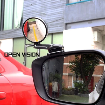Univerzálny Otáčanie 360 Nastaviteľné Auto Predné Zrkadla Pomocné Spätné pre Auto Vozidla Strane Blindspot Blind Spot Vymazať Zobrazenie