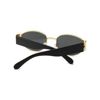 2019 Nové Luxusné Oválne Dizajnér Slnečné Okuliare Pre Mužov A Ženy Klasický Kovový Rám Módne Slnečné Okuliare