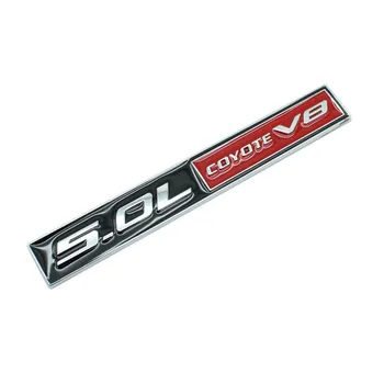 5.0 L Coyote V8 pre Ford F150 F250 FX4 Mustang GT 5.0 Auta, Kapota Blatník batožinového priestoru Zadné Viečko typový Štítok Kotúča, Znak, Odznak Nálepky