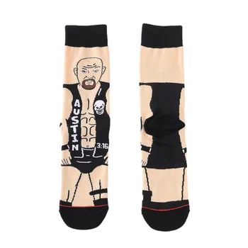 Muži móda ponožky anime zábavné ponožky hip hop osobnosti anime ponožky cartoon módne skarpety kvalitné šitie vzor ponožky