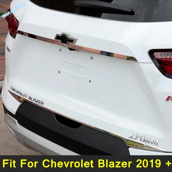 Auto Z Nehrdzavejúcej Ocele Príslušenstvo Vhodné Pre Chevrolet Blazer 2019 - 2022 Zadné Veko Kufra Kryt Zadných Dverí Výbava Poklop Zadné Dvere Pásy