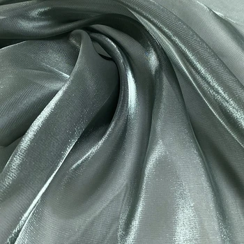 Lesklé Crystal Satin Textílie Leskom Materiál Tkanina Módny Návrhár Tkaniny Pre Šitie