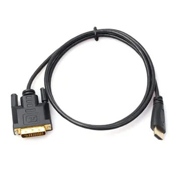 1080P 3D kompatibilný s HDMI-DVI kompatibilný s HDMI Kábel DVI-D 24+1 Pin Adaptér, Káble pre XBOX DVI na HDMI-kompatibilný Kábel 1M