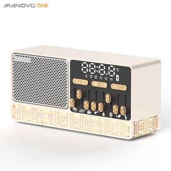 Iuaui52454 Svetlá bezdrôtový Mini card ťažké basy zliatiny zinku zvuk malé ocele zbraň Bluetooth reproduktor