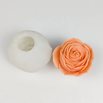 3D Kvety, Slnko Rose Silikónové Formy Bloom Tvar Torte Čokoláda Sviečka Mydlo Plesne DIY Aromatherarpy Domácnosť, Dekorácie, Náradie