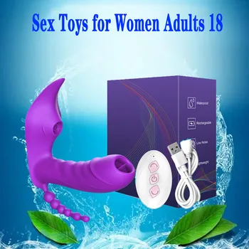 Sexuálne Hračky pre Ženy, Dospelí 18 Bezdrôtové Diaľkové Ovládanie G Mieste Klitoris Bulík Ústne Stimulátor Klitorisu Páry Dildo Nohavičky Vibrátory