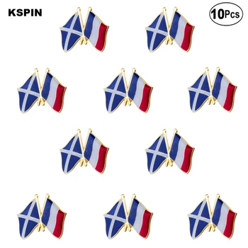 Európskej Únie Škótsko Vlajka Klopě Pin Vlajka odznak Brošňa Kolíky Odznaky 10Pcs Veľa