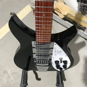 Ricken 325 Backer Elektrické Gitary, Čierna Farba, John Lennon Edition Vysokej Kvality Guitarra Doprava Zadarmo