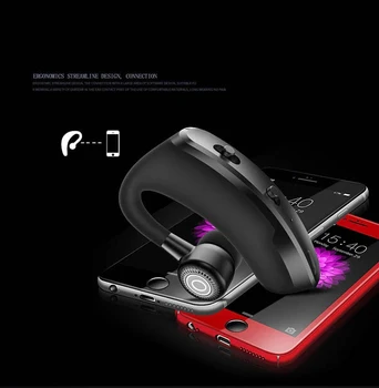 V9 Bezdrôtový Bluetooth Headset Pre Mužov a ženy v obchodných handsfree Mikrofón Slúchadlá pre ovládanie hlasitosti Športové Headset PK V8i12
