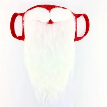 Vianočné Dekorácie Tvorivé Santa Claus Fúzy Masky pre Dospelých Unisex Zábavné Opakovane Santa Fúzy Tvár sa Vzťahuje na Vianoce Cosplay Party