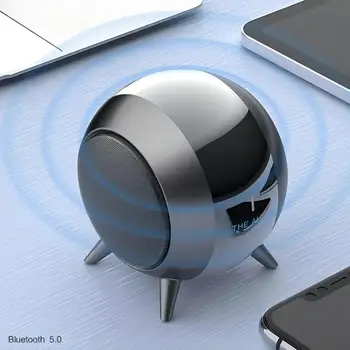 Nové Cudzie Kovové Bezdrôtovej komunikácie Bluetooth Reproduktor TWS Subwoofer Stereo Zvuk Box TF Karty Upgrade Mini Prenosný Reproduktor Darček Prehrávač